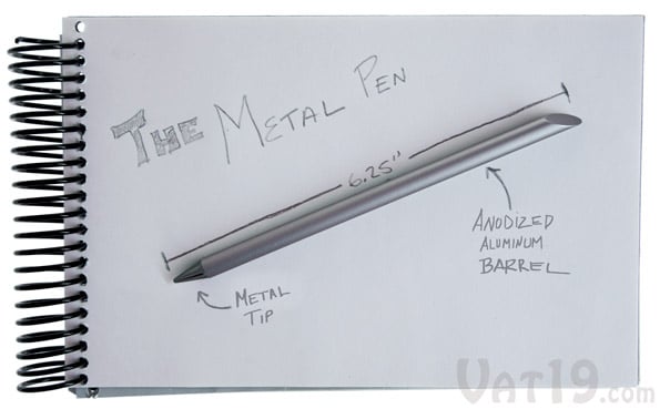 mô tả bút ngòi kim loại