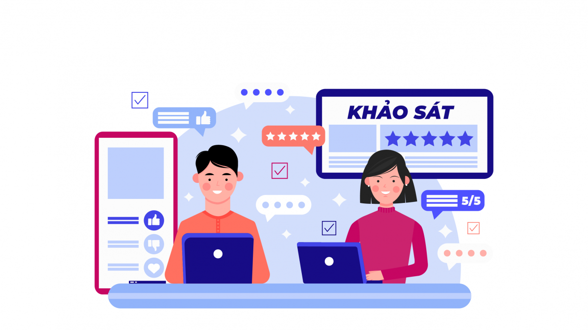 khảo sát khách hàng 